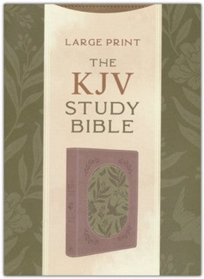 KJV Study Bible Large Print - Olive Branches