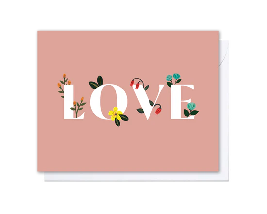 Selah - Love Card (Dusty Rose)