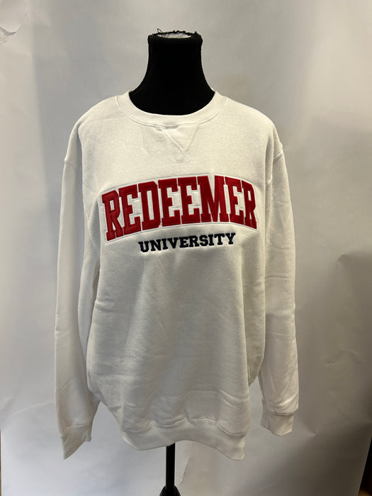 White Redeemer Crewneck