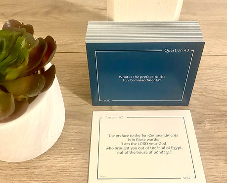 Westminster Catechism Flashcards