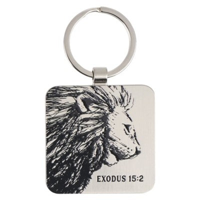 "The Lord Is My Strength" Keychain