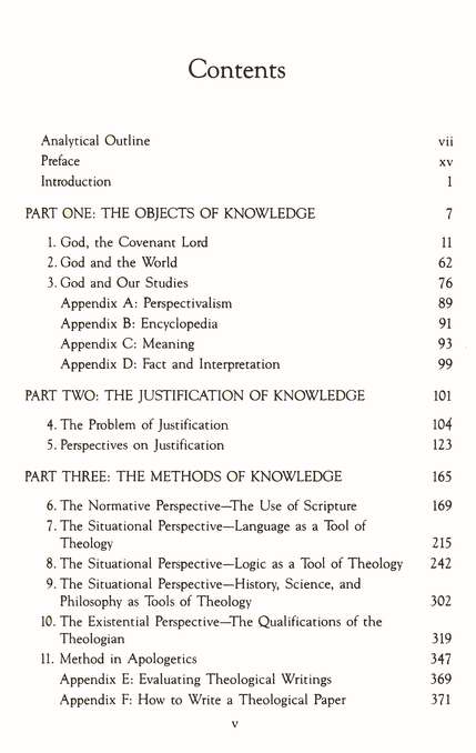 The Doctrine of the Knowledge of God