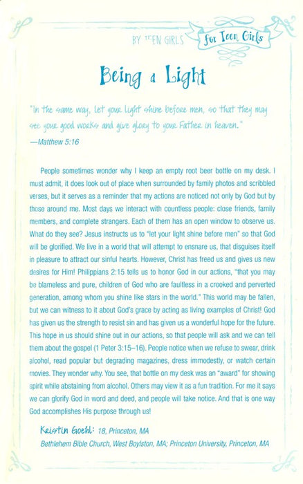 Teen to Teen: 365 Daily Devotions by Teen Girls for Teen Girls