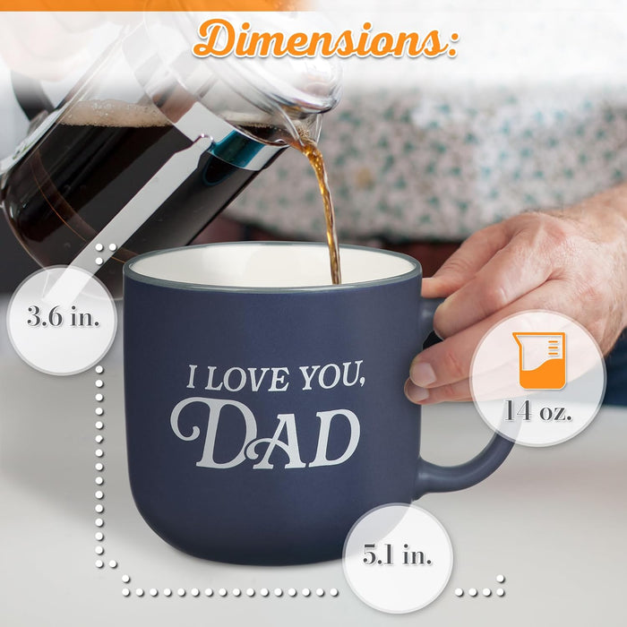 Navy Mug -- "I Love You, Dad"