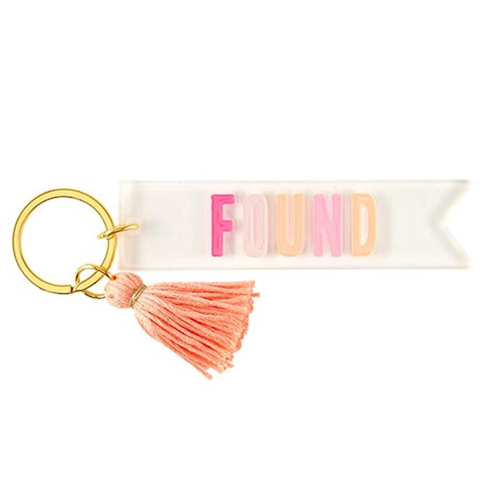 Acryclic Found Key Tag