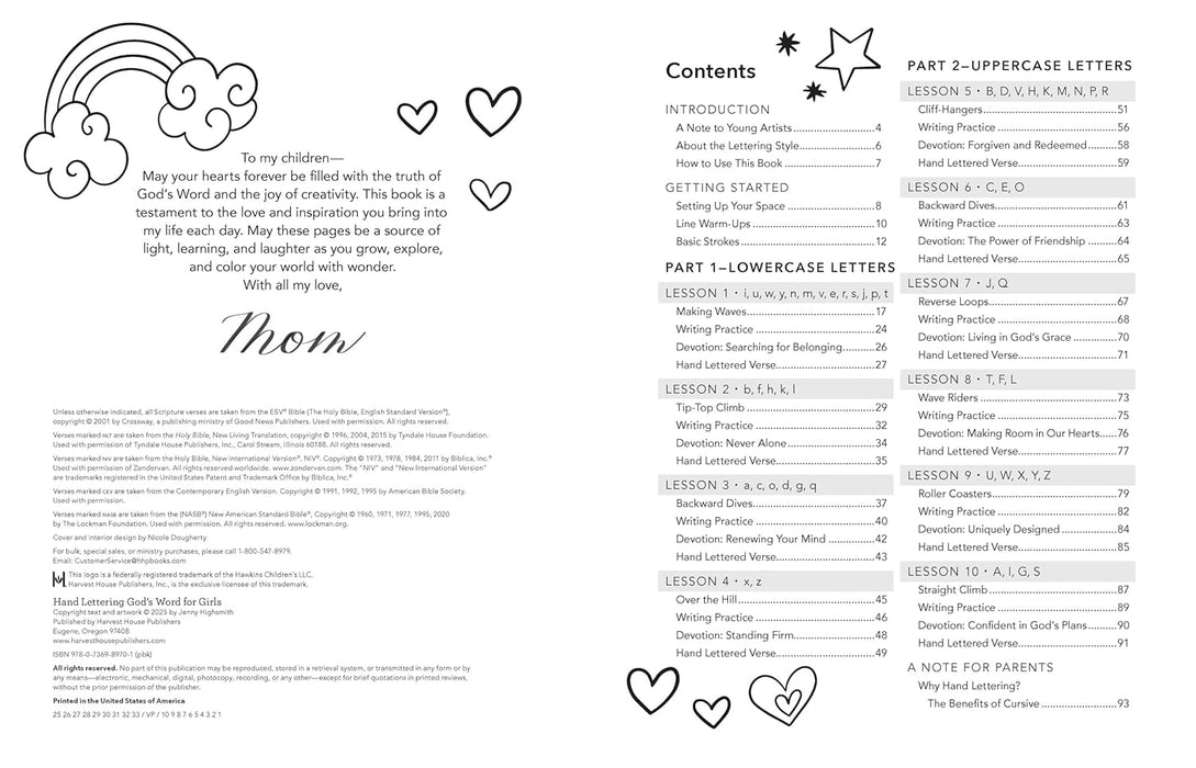Hand Lettering God's Word for Girls: Learn to Write Bible Verses in Your Own Special Way