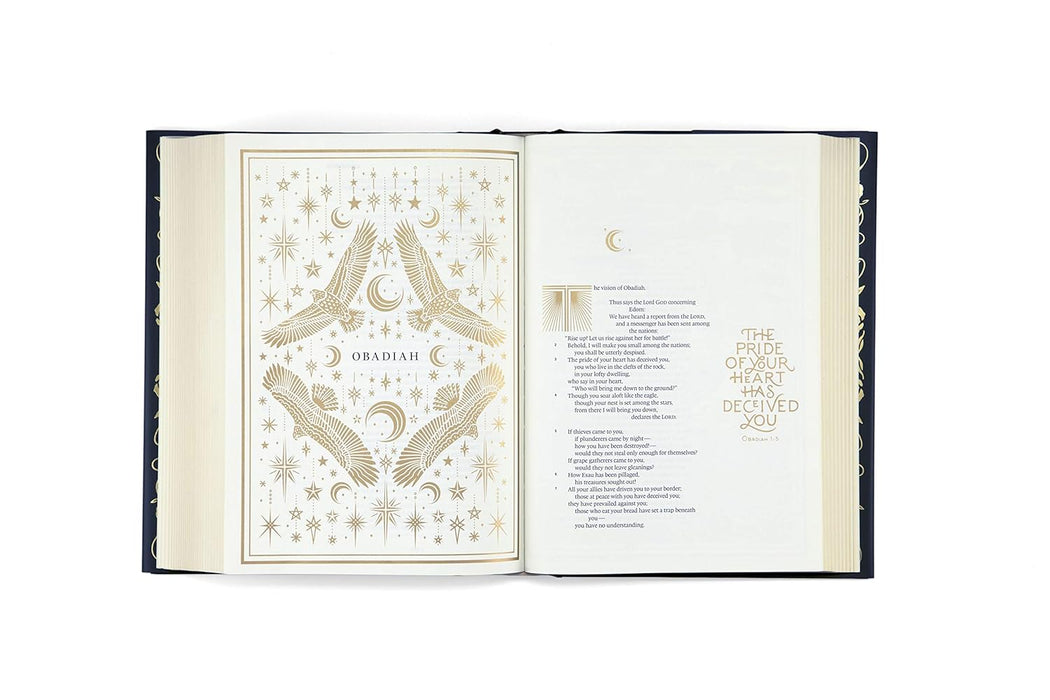 ESV Illuminated Bible, Art Journaling Edition (Green Hardcover)