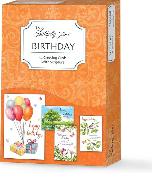 Faithfully Yours Boxed Birthday Card - Birthday Bounty