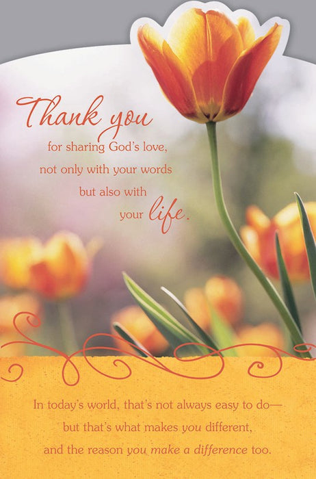 Thank You for Sharing God's Love