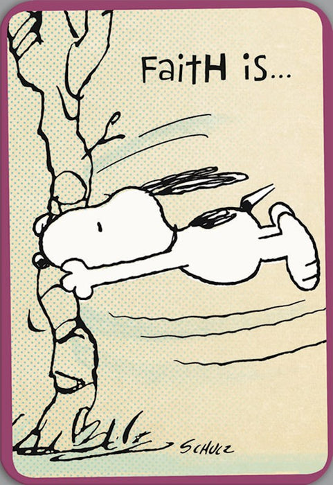 Faith Is Encouragement Card