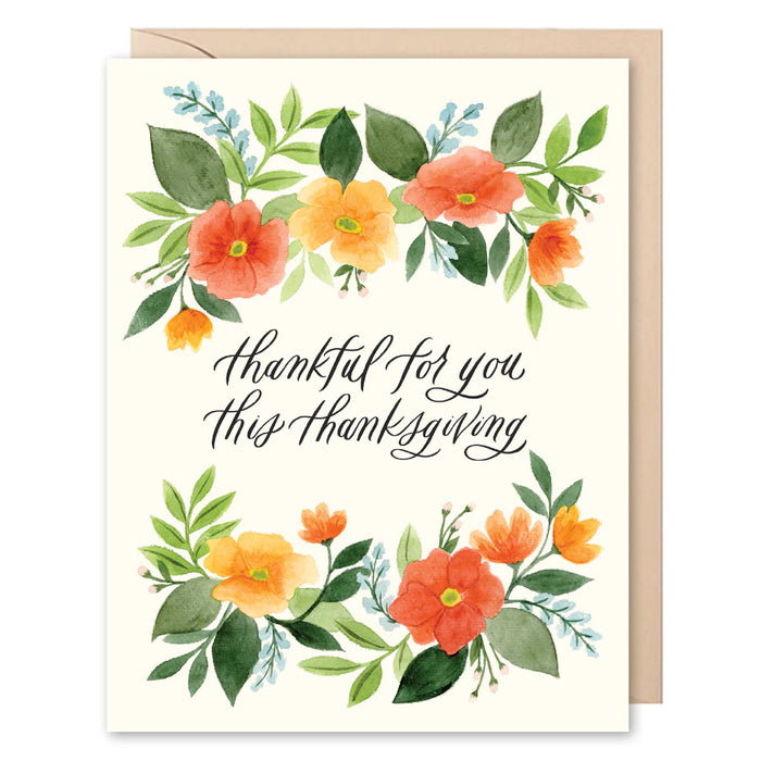 Thankful for You Card