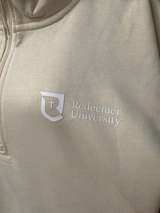 Unisex Drop Shoulder 1/2 Zip Hoodie