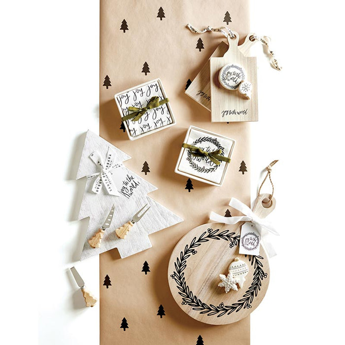 Joy to the World' Ceramic Napkin Tray