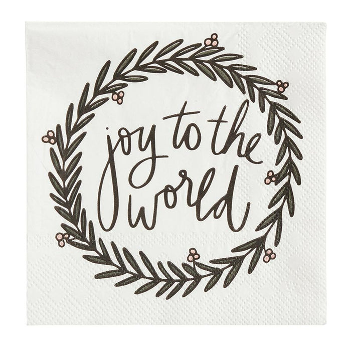 Joy to the World' Ceramic Napkin Tray