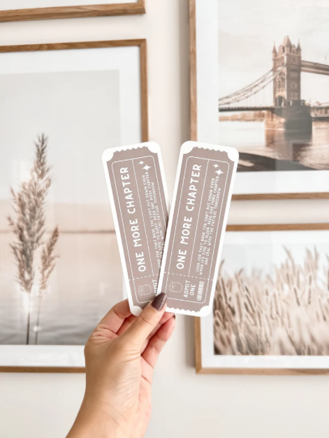 One More Chapter Bookmark