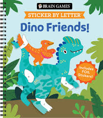 Sticker By Letter: Dino Friends!