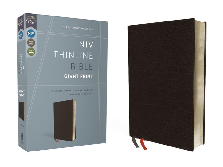 NIV Giant Print Black Leather Bible