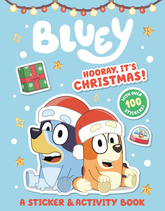 Bluey: Hooray, it's Christmas! A Sticker and Activity Book