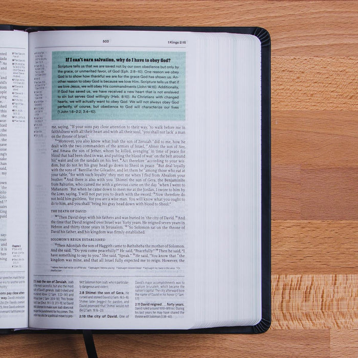 ESV REformation Study Bible, Student Edition (Black Premium Leather)