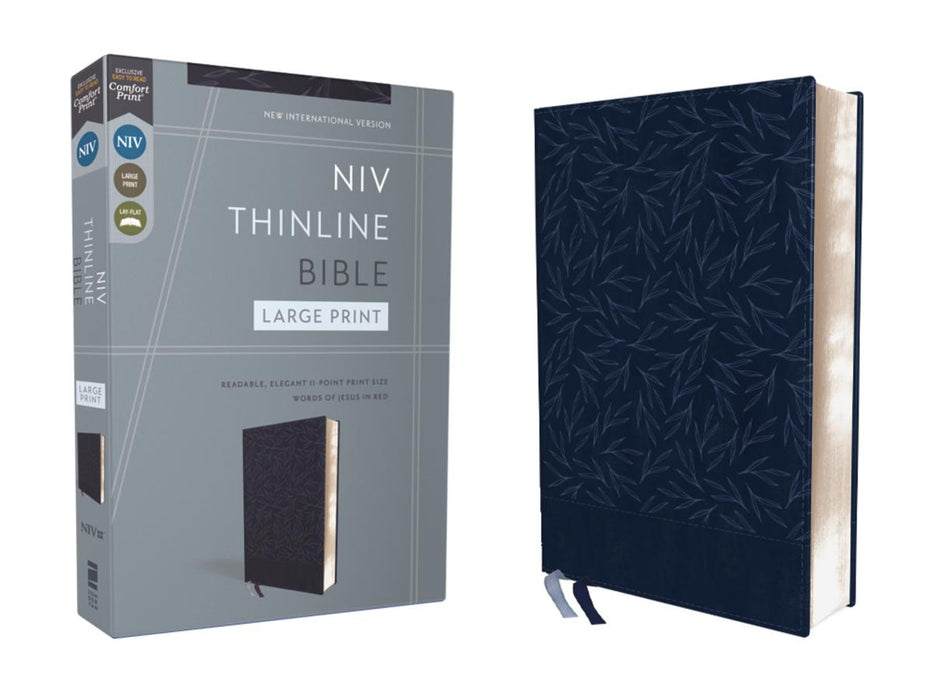 NIV Thinline Bible (Large Print, Leathersoft)
