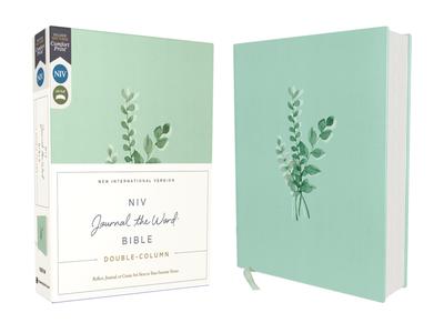 NIV Journal the Word Bible Double Column (Comfort Print) Teal Cloth Over Board