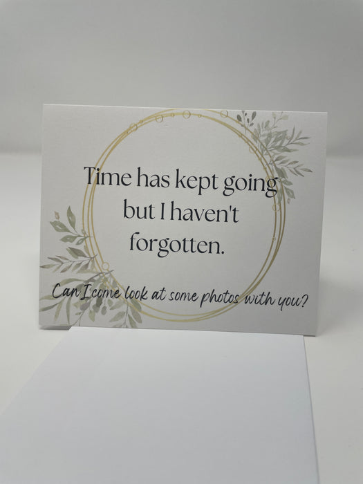 Time Has Kept Going Card
