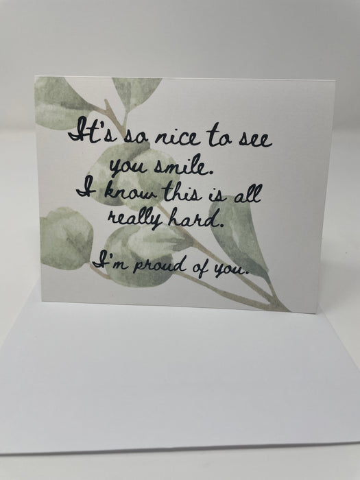 I'm Proud of You' Card