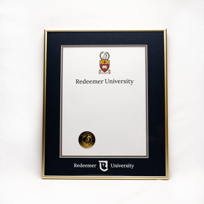 Gold Diploma Frame