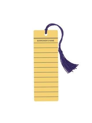 Library Card Bookmark