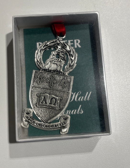 Academic Crest Pewter Ornament