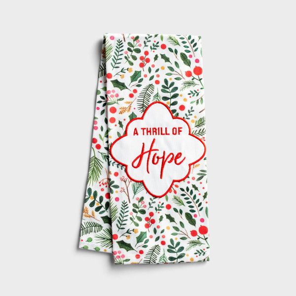 Thrill of Hope Tea Towel