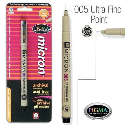 Pigma Micron (005) Pen in Black