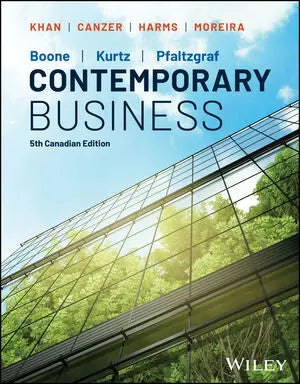 Contemporary Business 5th Canadian Edition