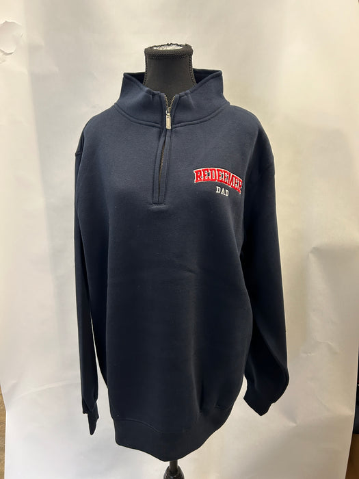 Redeemer Dad 1/4 Zip Navy Sweatshirt