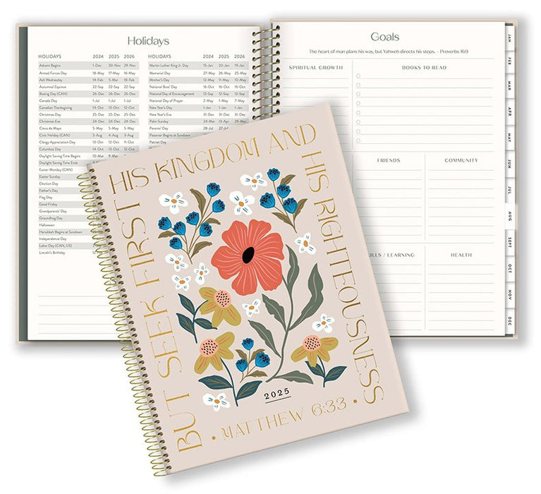 'Sermon on the Mount' 17-Month 2025 Bible Memory Planner