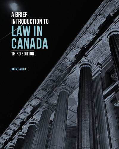 A Brief Introduction to Law in Canada EBOOK