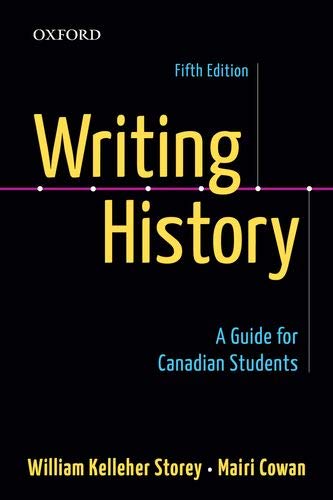 Writing History: A Guide for Canadian Students