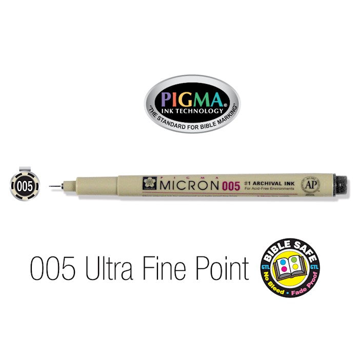 Pigma Micron (005) Pen in Black