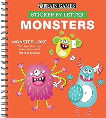 Sticker By Letter Monsters
