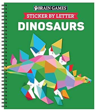 Sticker by letter: Dinosaurs