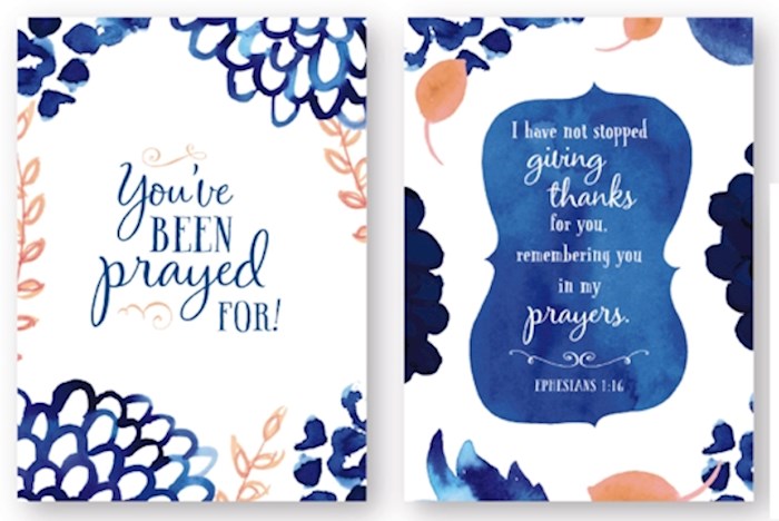You've Been Prayed For Note Card (Box of 10)