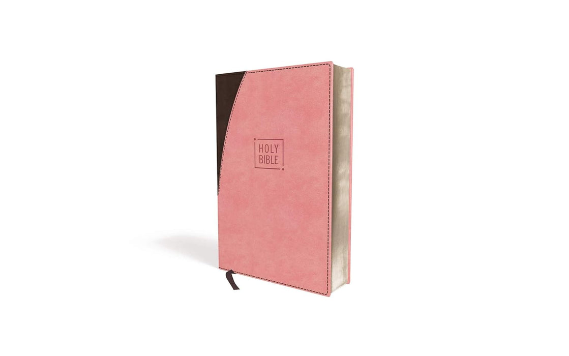 NIV Premium Gift Bible, Pink & Chocolate Leathersoft