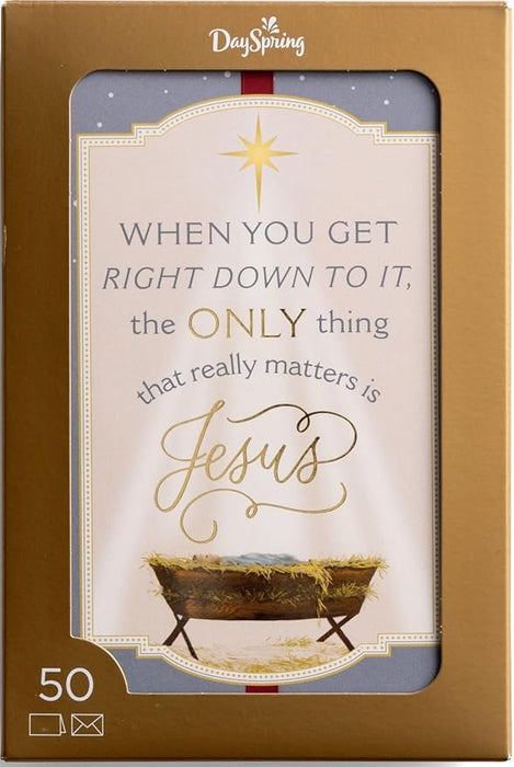 Boxed Cards - Only Jesus - Box of 50