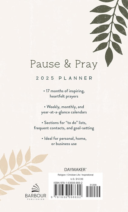 Pause and Pray 2025 Planner