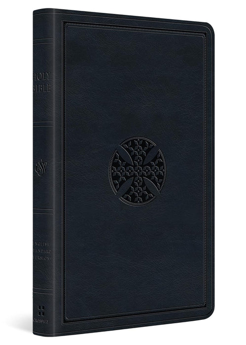 ESV Premium Gift Bible Navy (Mosaic Cross Design)