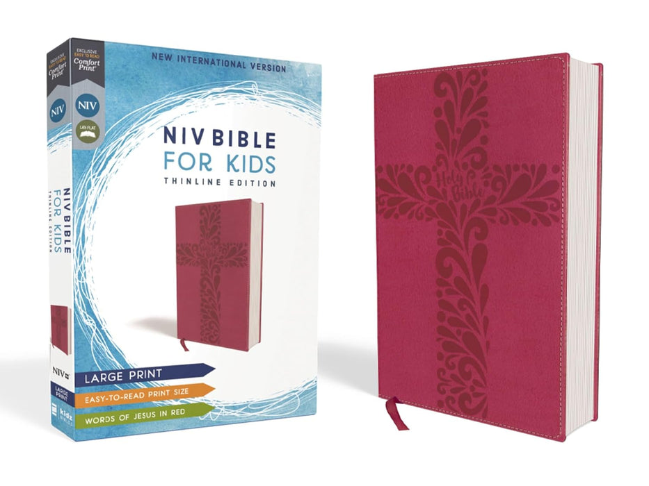 Large Print NIV Bible for Kids (Pink Leathersoft)