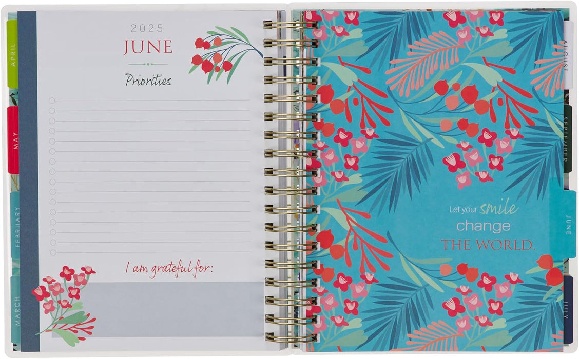 'Thankful, Grateful, Blessed' 2025 18-Month Planner