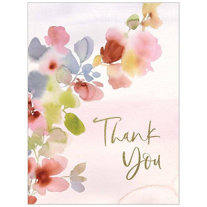 Boxed Floral Thank You Note Cards (10)