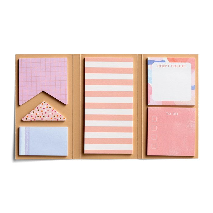 Planner Sticky Pad Set (6 Different Sized Sticky Pads)