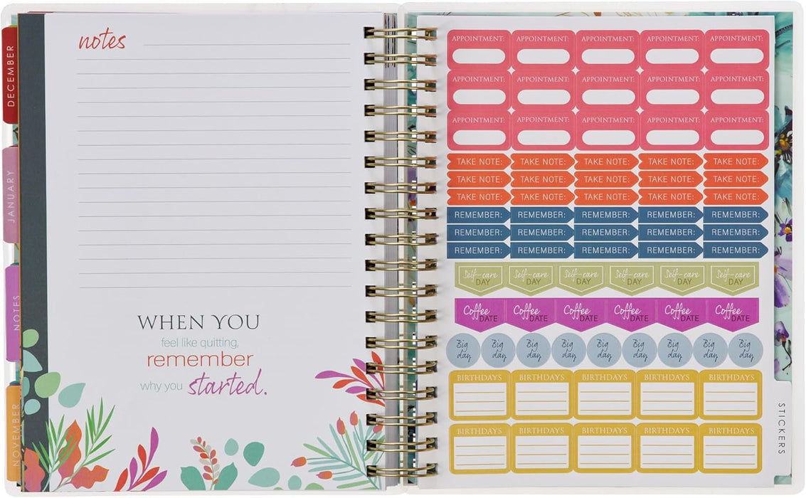 'Thankful, Grateful, Blessed' 2025 18-Month Planner